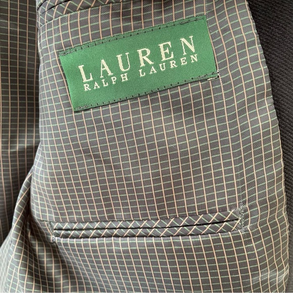 LAUREN RALPH LAUREN Mens Wool Soft 2 Button Jacket 44R Black - Picture 3 of 11
